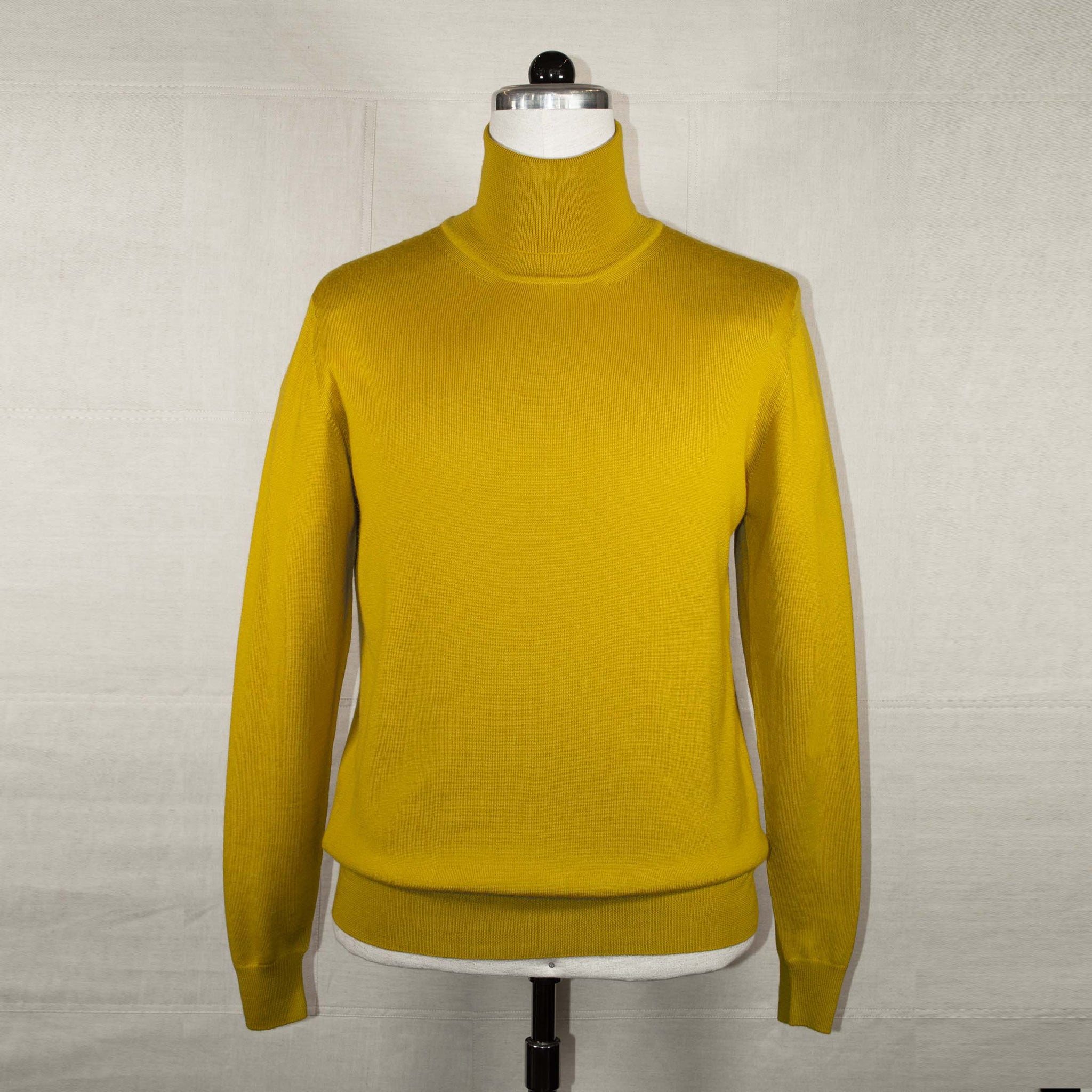 Rollkragen-Pullover Yellow
