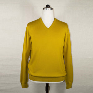 V-Pullover Yellow