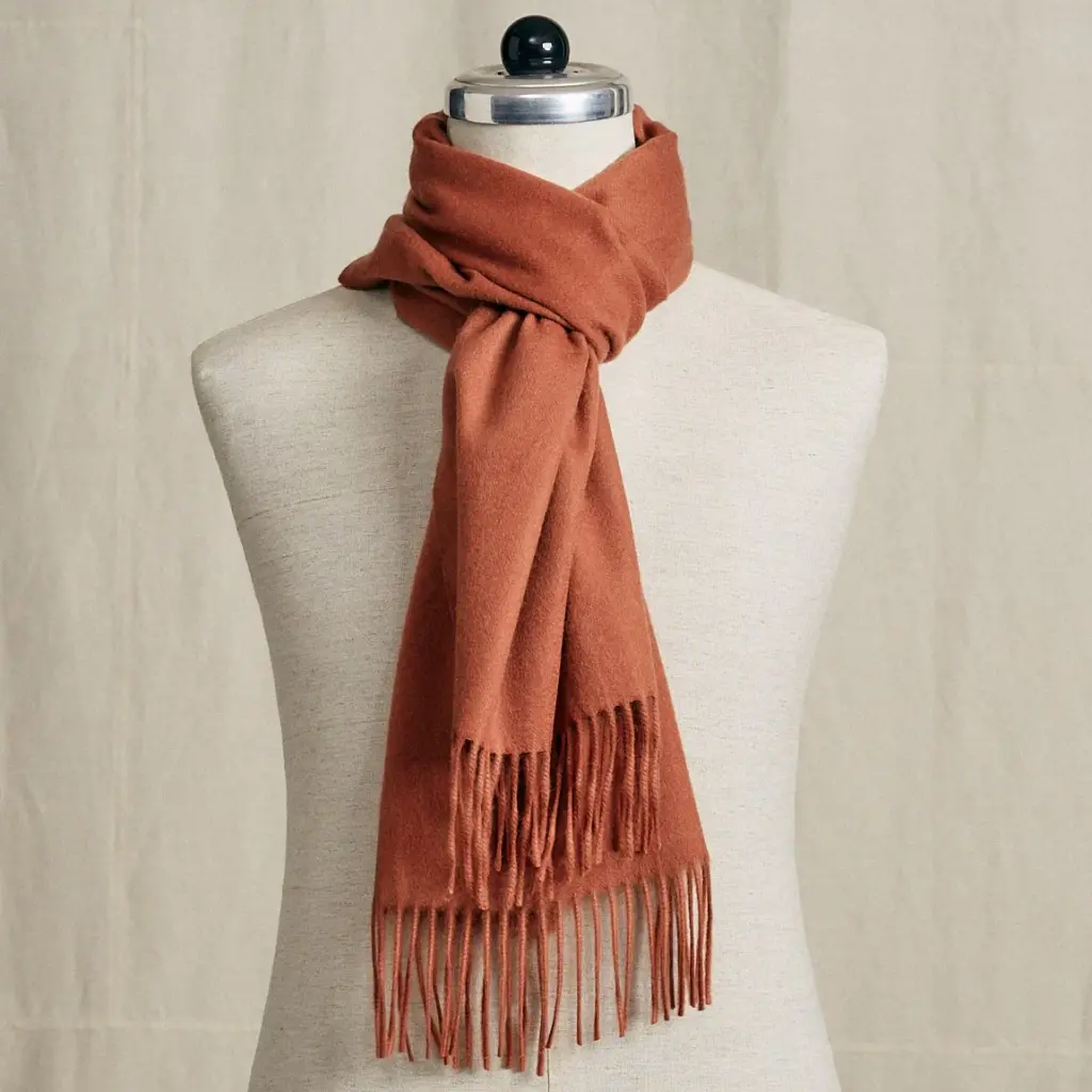Cashmere Schal Cognac