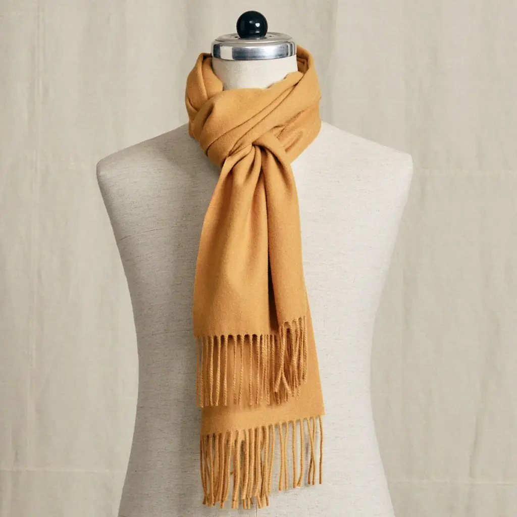 Cashmere Schal Curcuma