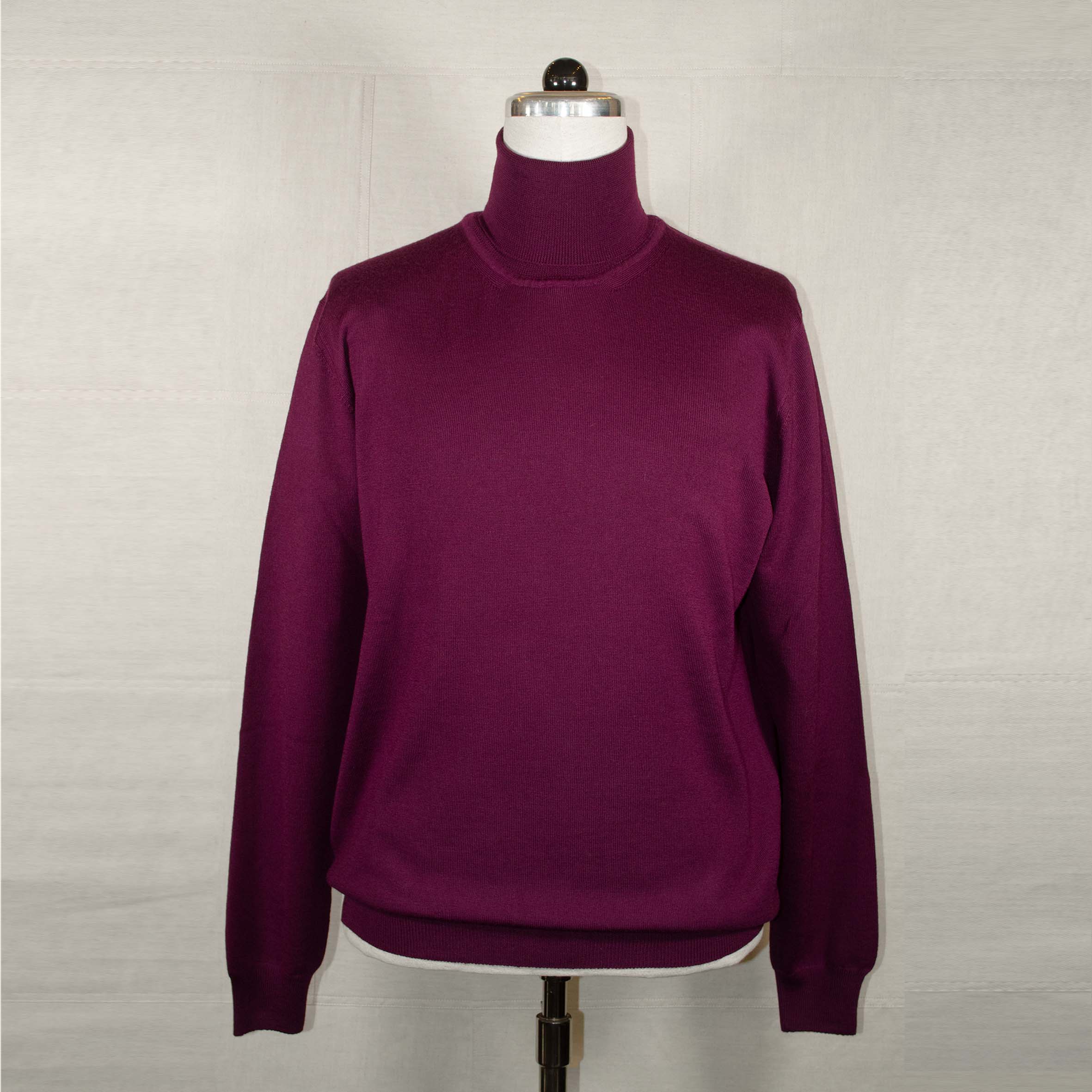 Rollkragen-Pullover Dark Lilac