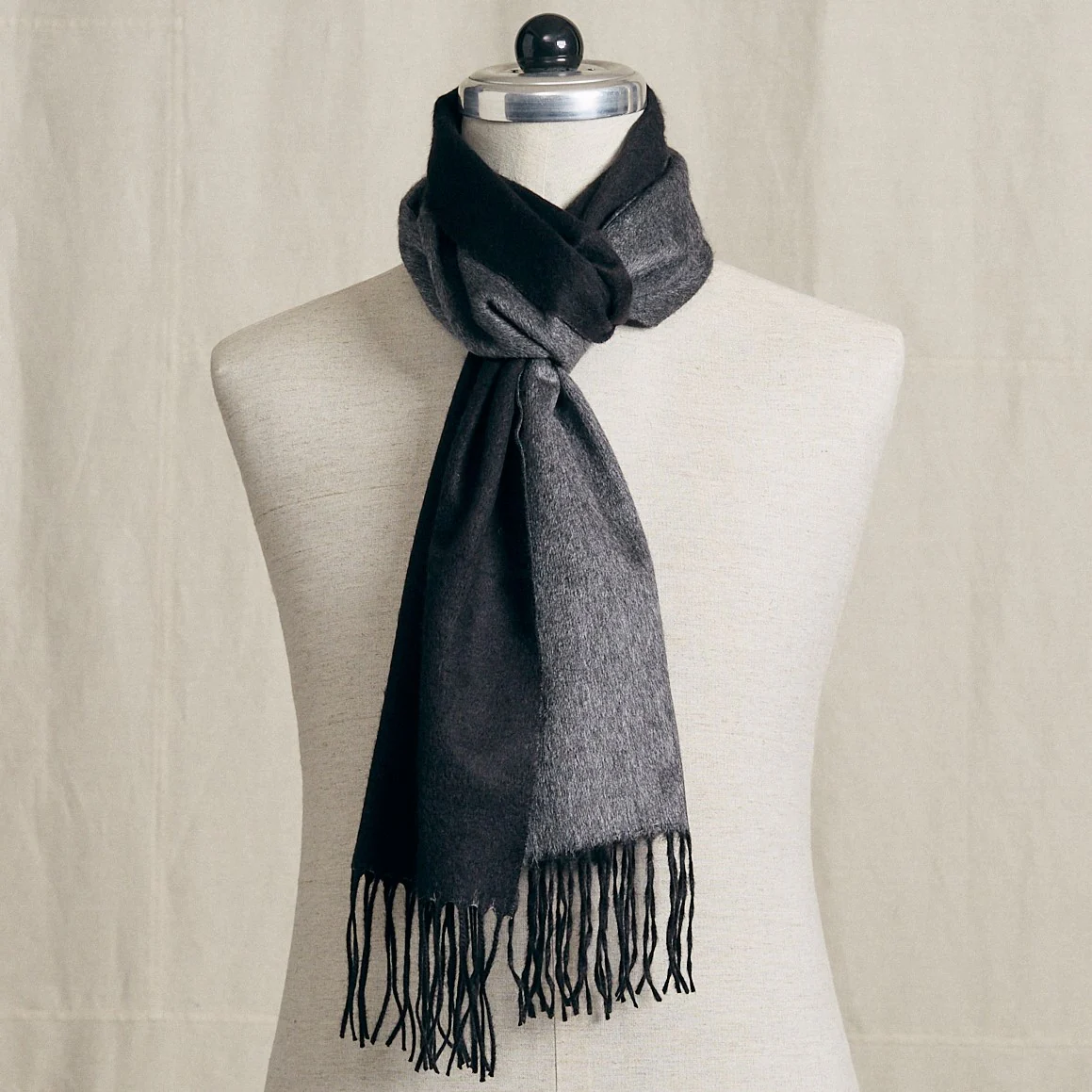 Schal Graphit & Lightgrey