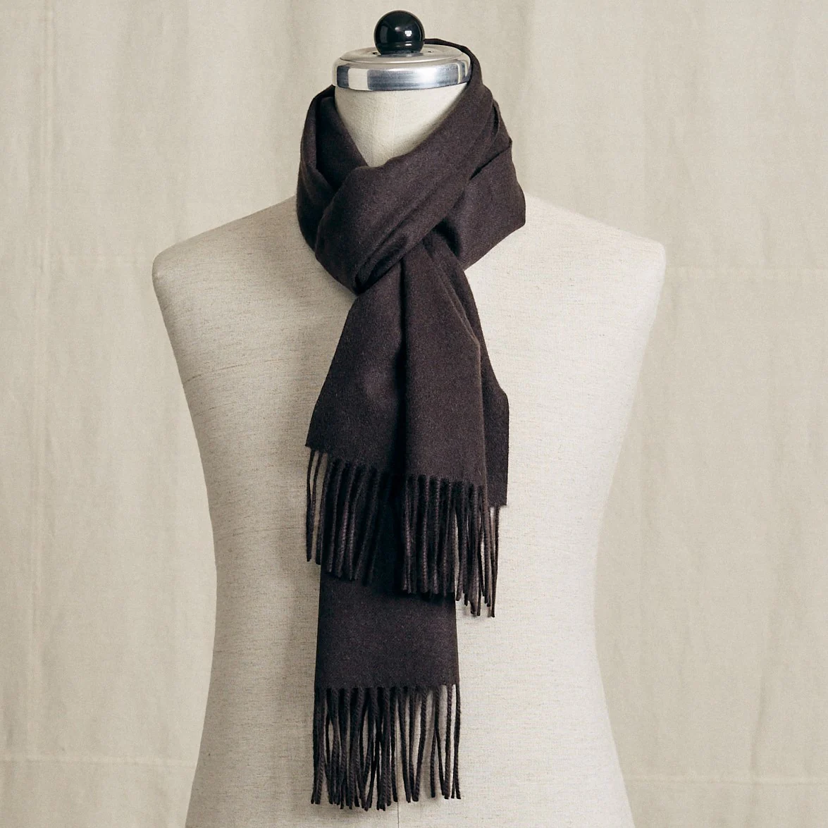 Cashmere Schal Mocca