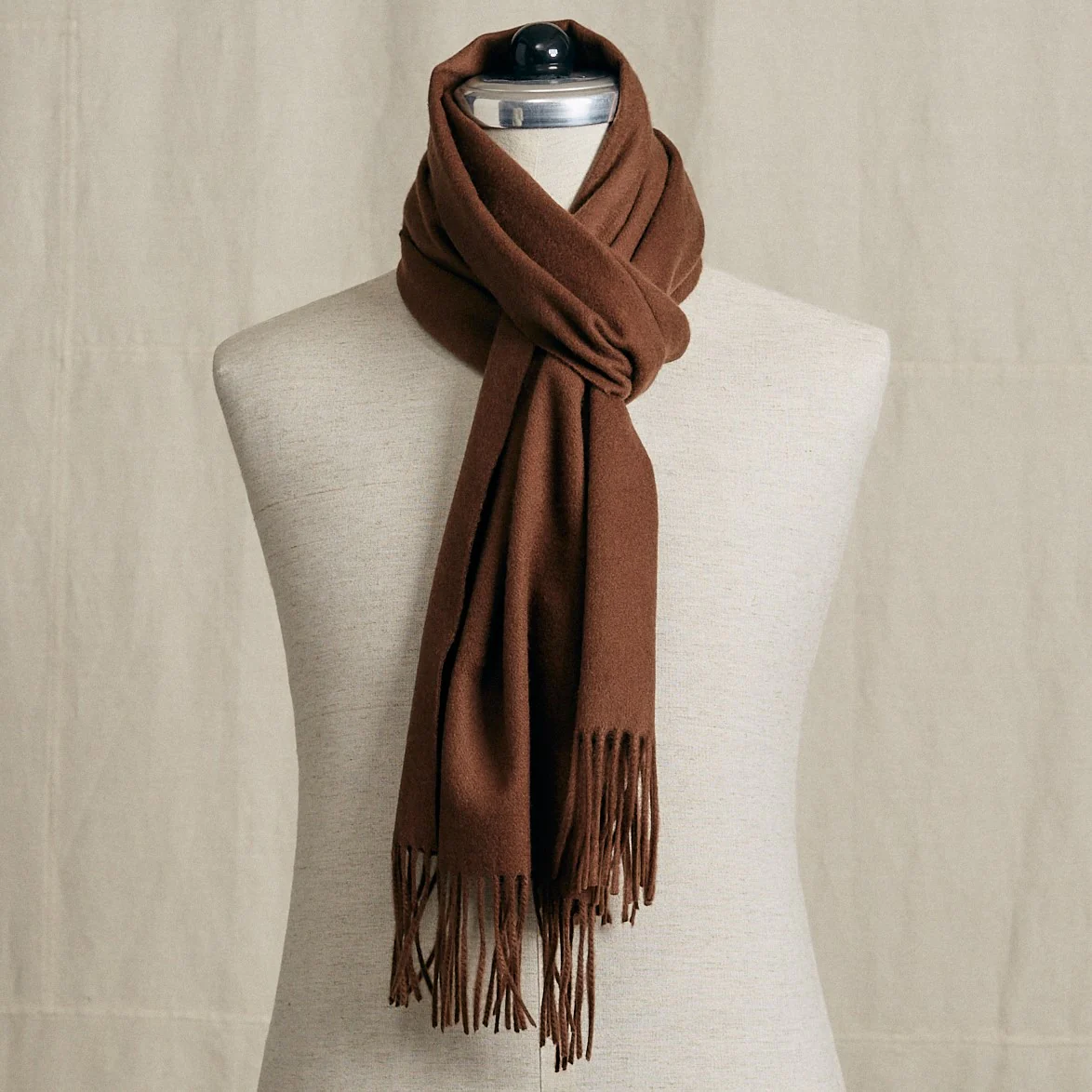 Cashmere Schal Tabac
