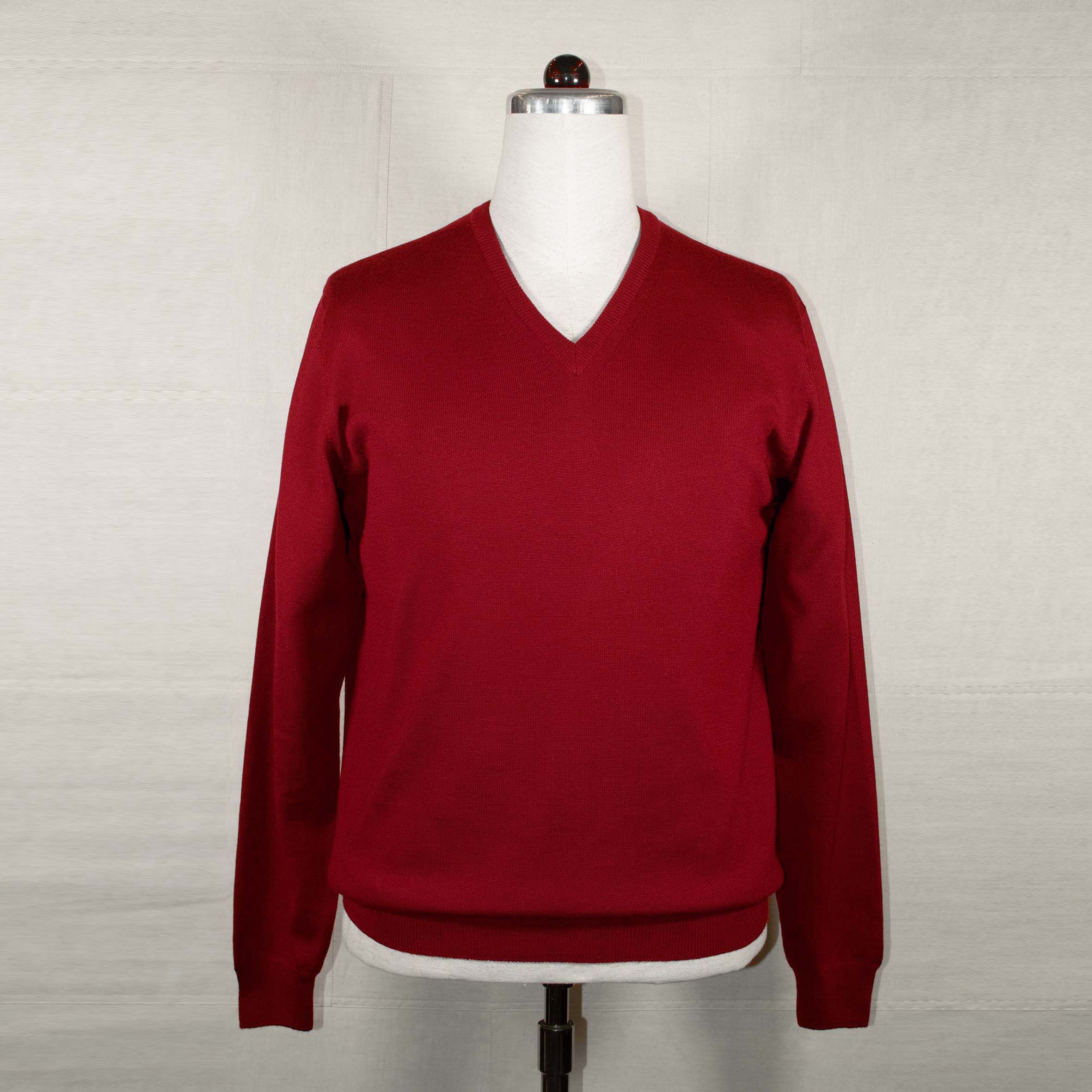V-Pullover Red